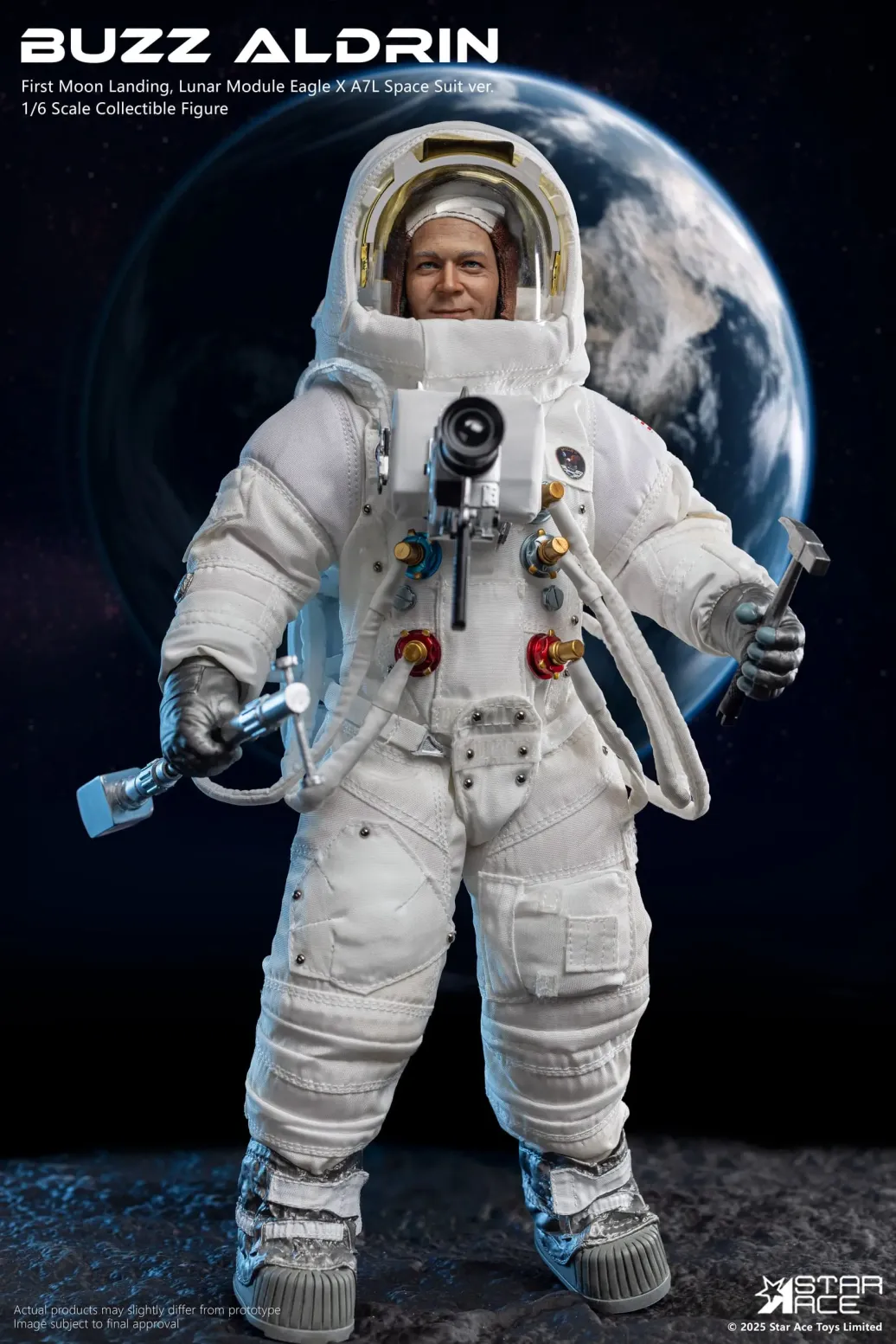 NASA Apollo 11 Actionfigur 1/6 Buzz Aldrin 30 cm 