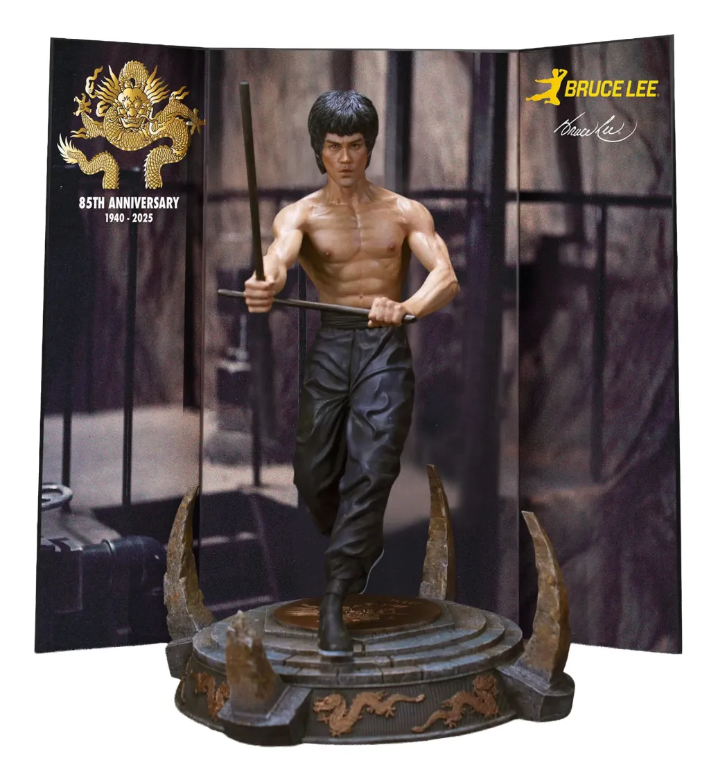 Der Mann mit der Todeskralle My Favourite Movie Statue 1/6 Bruce Lee Kali Sticks Fight Deluxe Basement Version 30 cm