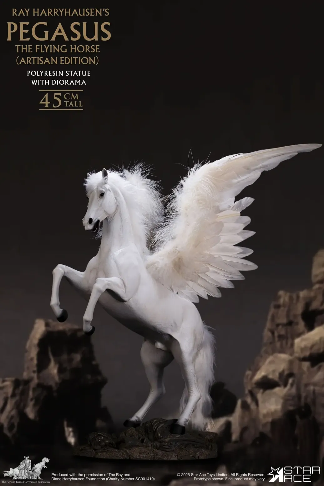 Ray Harryhausen Diorama 1/6 Pegasus The Flying Horse (Artisan Edition) 50 cm