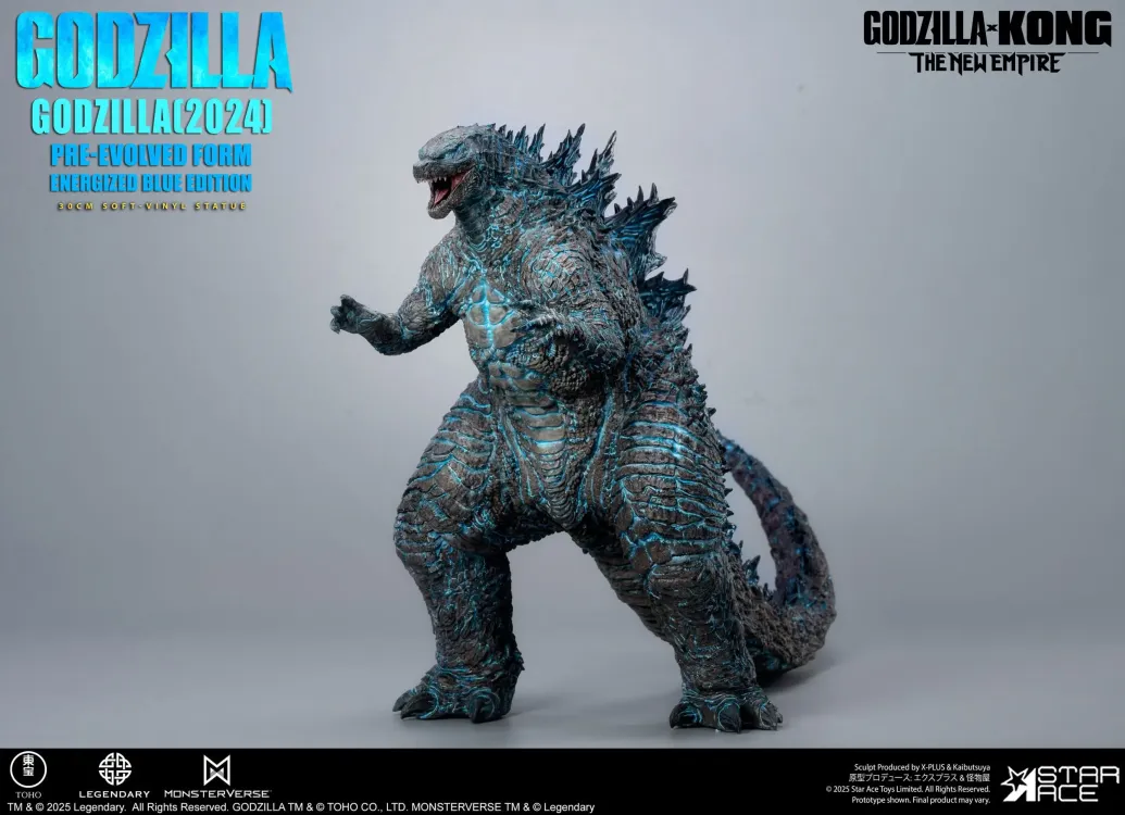 Godzilla vs. Kong: The New Empire Soft Vinyl Statue Godzilla (2024) Evolved Blue Edition 28 cm 