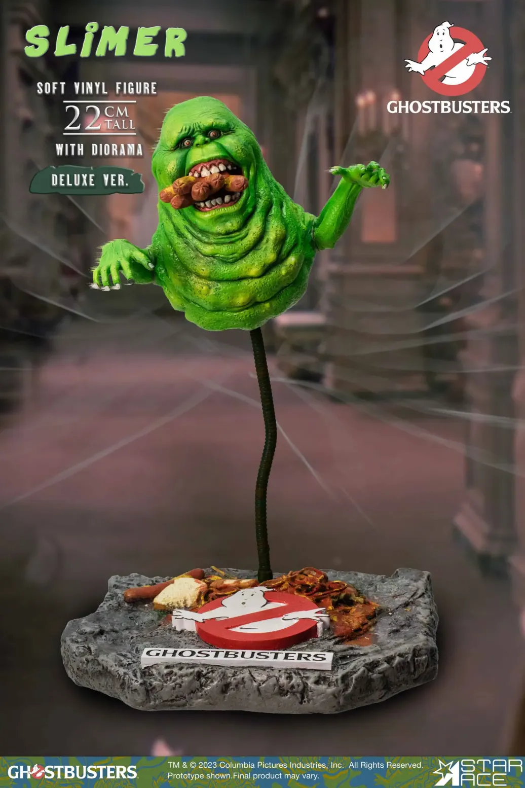 Ghostbusters Statue 1/8 Slimer Deluxe Version 22 cm