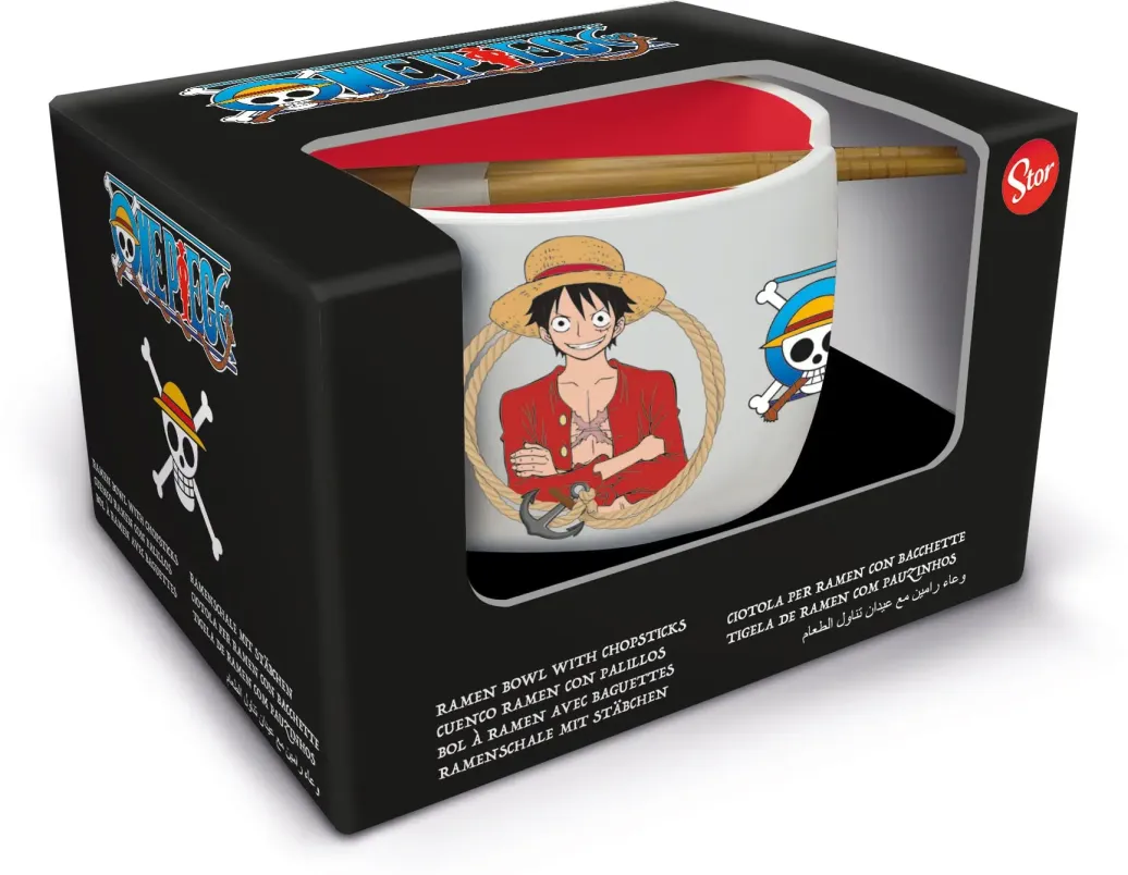 One Piece Ramen-Schüssel mit Stäbchen Classic