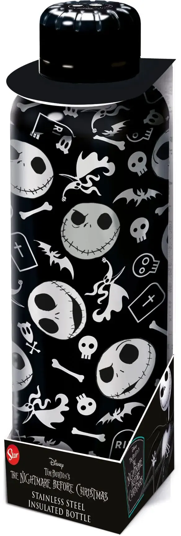 Nightmare before Christmas Edelstahl-Trinkflasche Logo