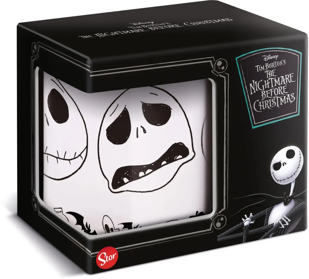Nightmare Before Christmas Tassen Umkarton Jack Skellington Faces 325 ml (6)