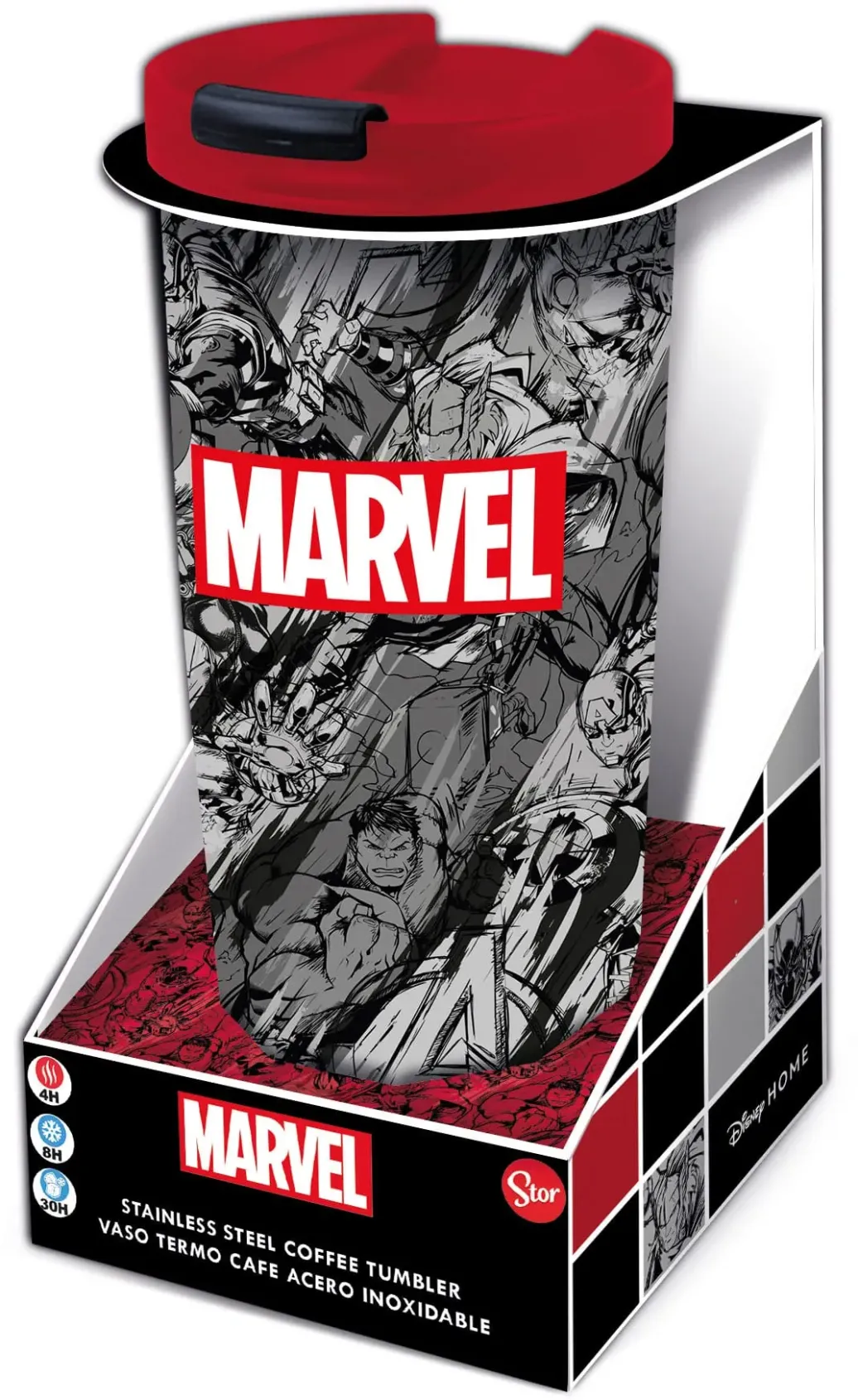 Marvel Edelstahl-Trinkbecher Marvel Pattern