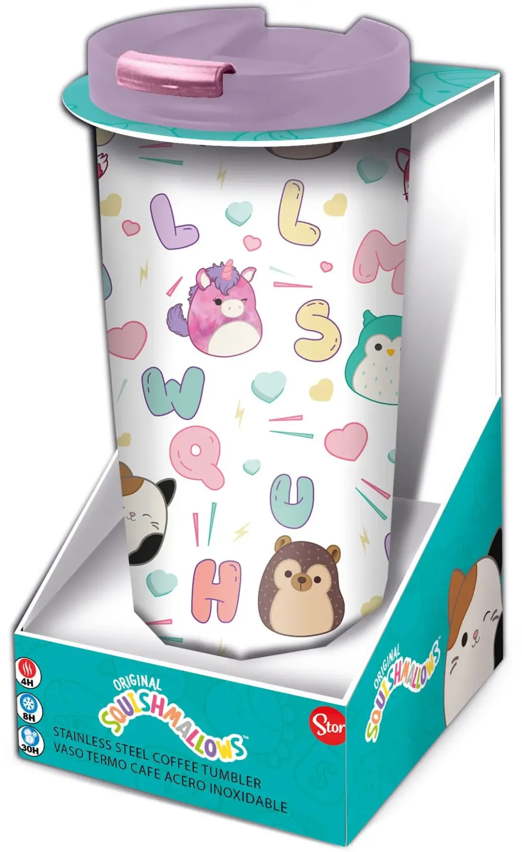 Squishmallows Edelstahl-Trinkbecher Character