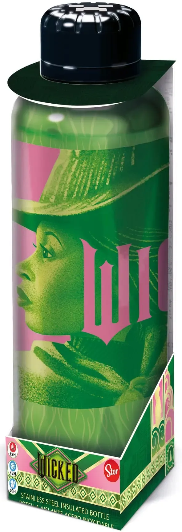 Wicked Edelstahl-Trinkflasche Alphaba