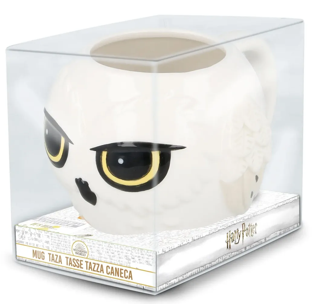 Harry Potter 3D Tasse Hedwig weiß 445 ml