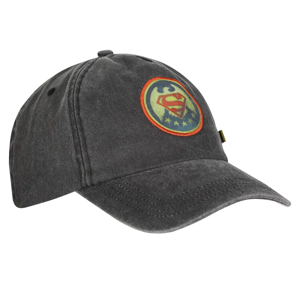 DC Superman Baseball Cap Vintage Wash
