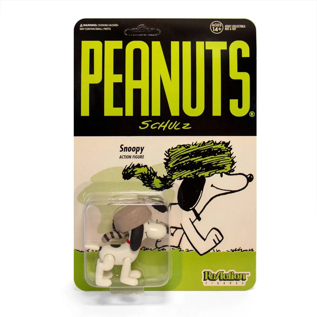 Peanuts ReAction Actionfigur Racoon Hat Snoopy 10 cm