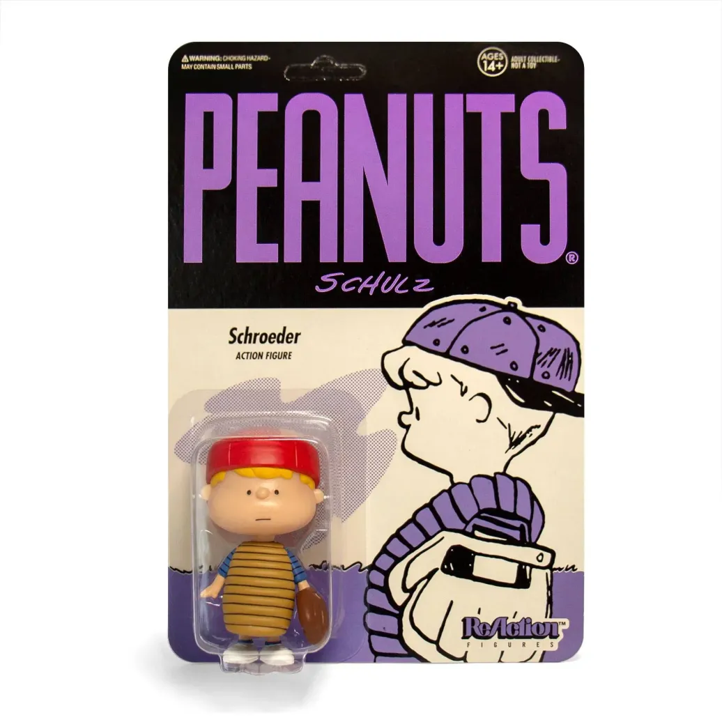 Peanuts ReAction Actionfigur Baseball Schroeder 10 cm