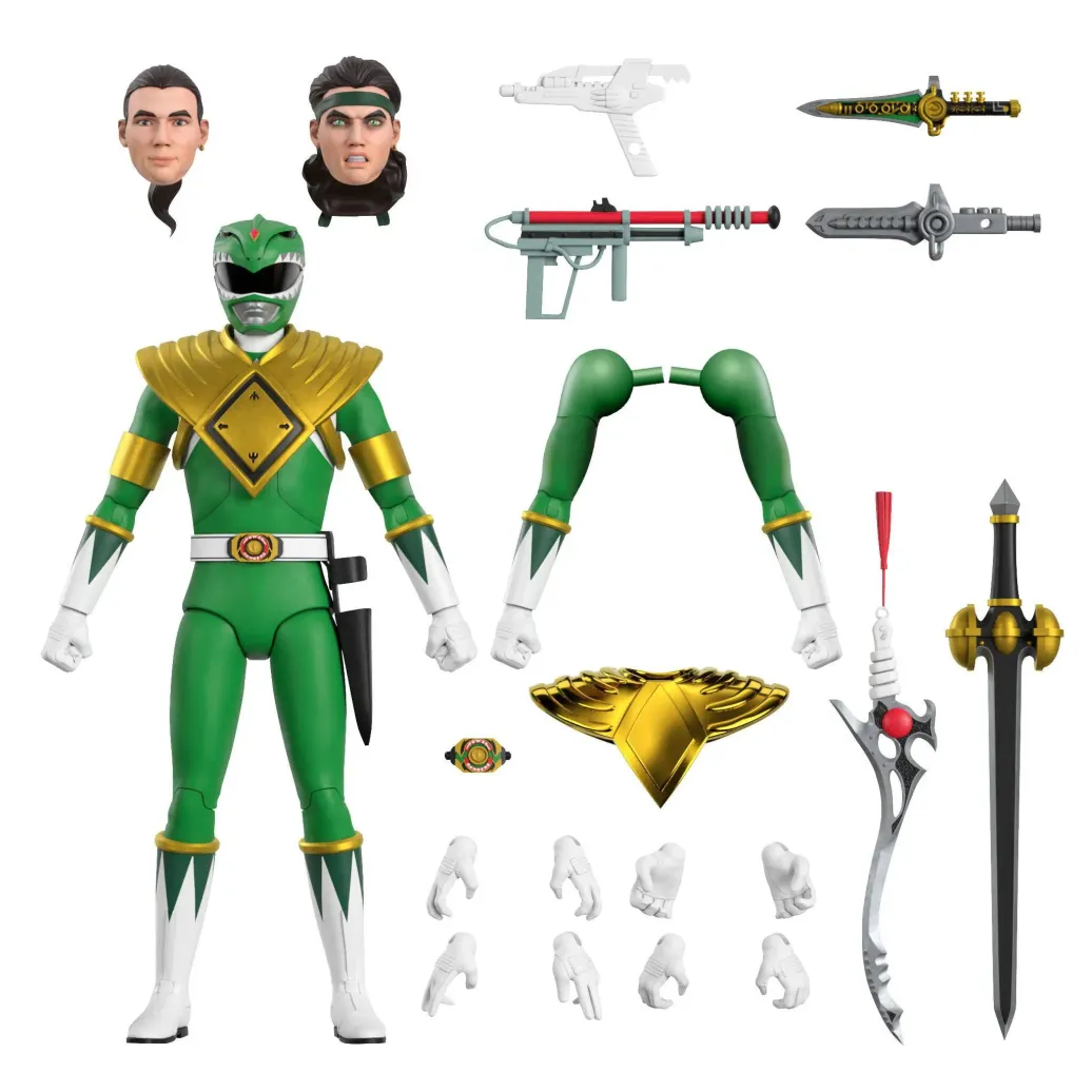 Mighty Morphin Power Rangers Ultimates Actionfigur Green Ranger 18 cm