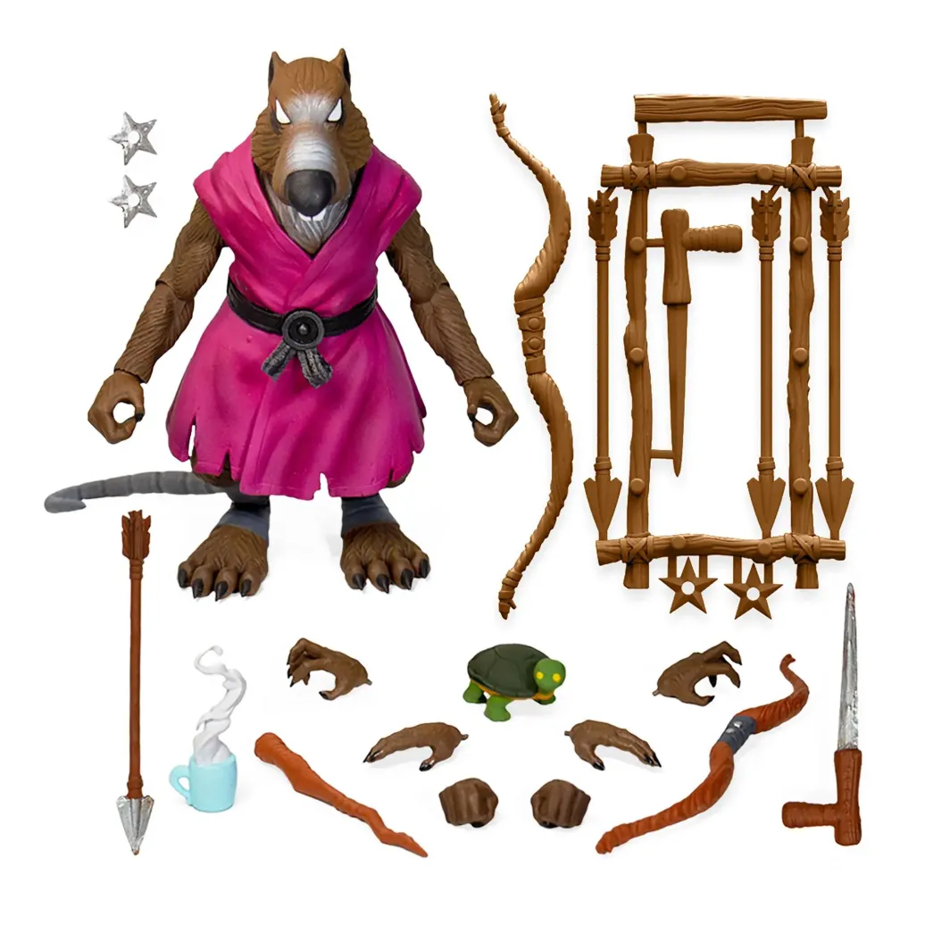 Teenage Mutant Ninja Turtles Ultimates Splinter V2 Actionfigur 18 cm