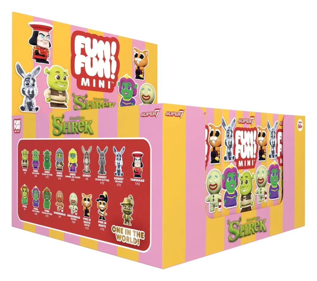 Shrek Fun! Fun! Minifiguren Wave 01 Blind Box Display (9)