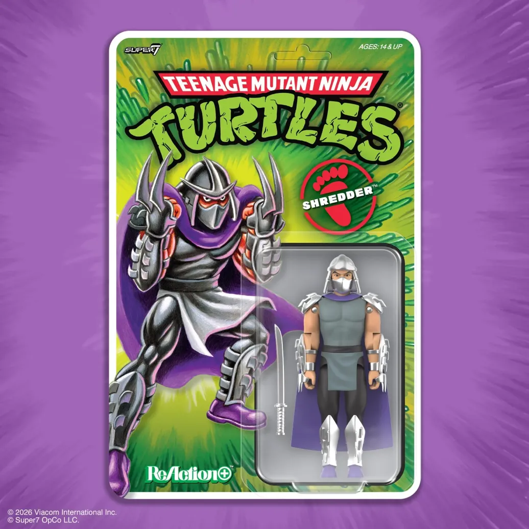 Teenage Mutant Ninja Turtles ReAction+ Actionfigur Wave 01 Shredder