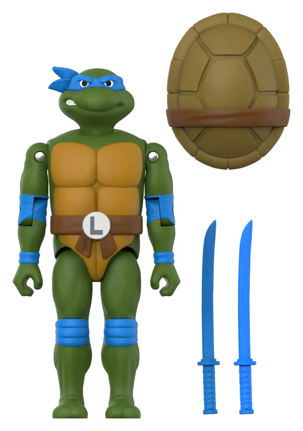 Teenage Mutant Ninja Turtles ReAction+ Actionfigur Wave 02 Leonardo