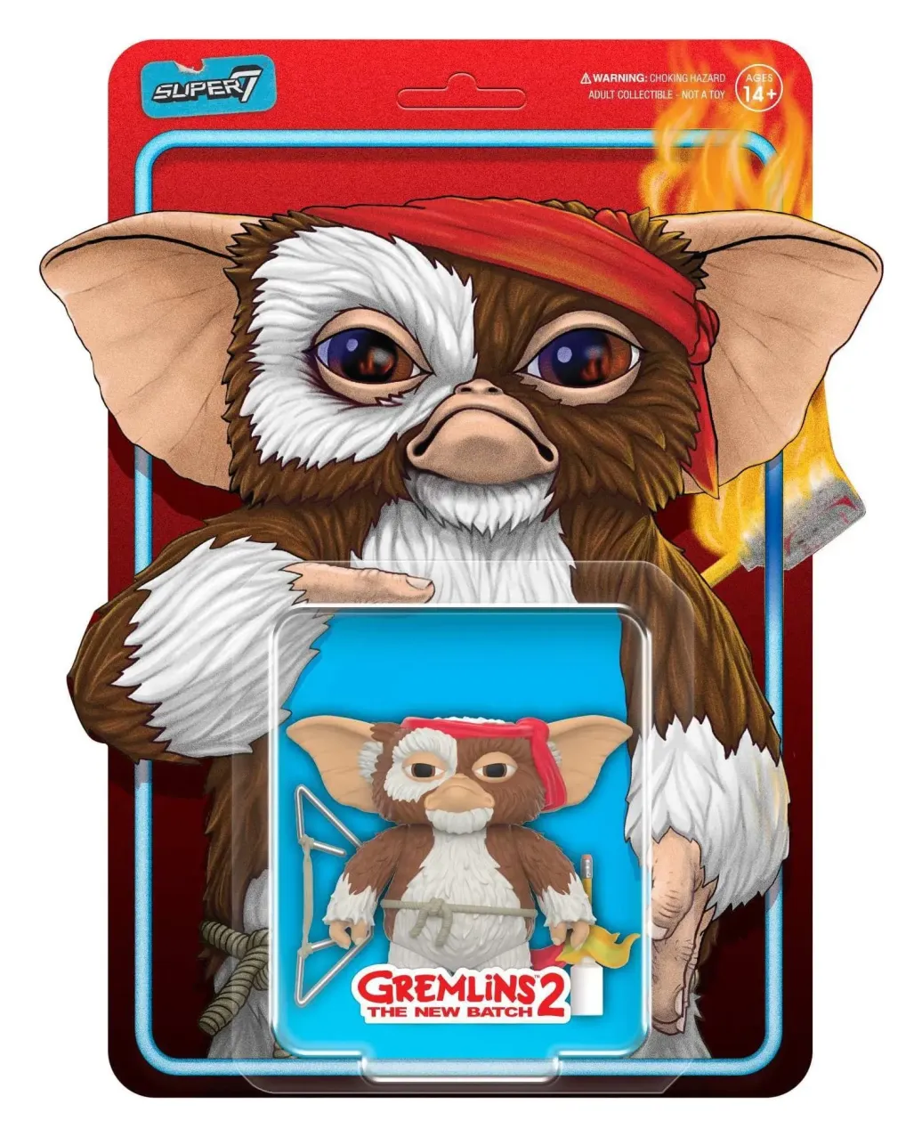 Gremlins ReAction Actionfigur Gizmo (Battle Ready Character Card) 23 cm