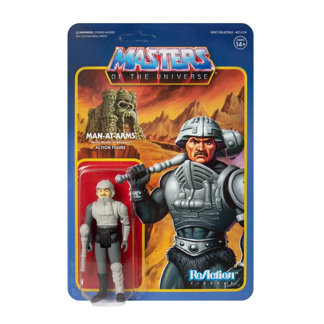Masters of the Universe Man-At-Arms (Movie Accurate) ReAction Actionfigur 10 cm