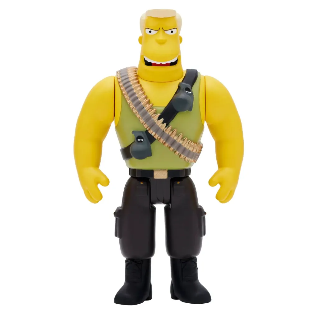 Die Simpsons ReAction Actionfigur Wave 1 McBain - McBain (Commando) 10 cm