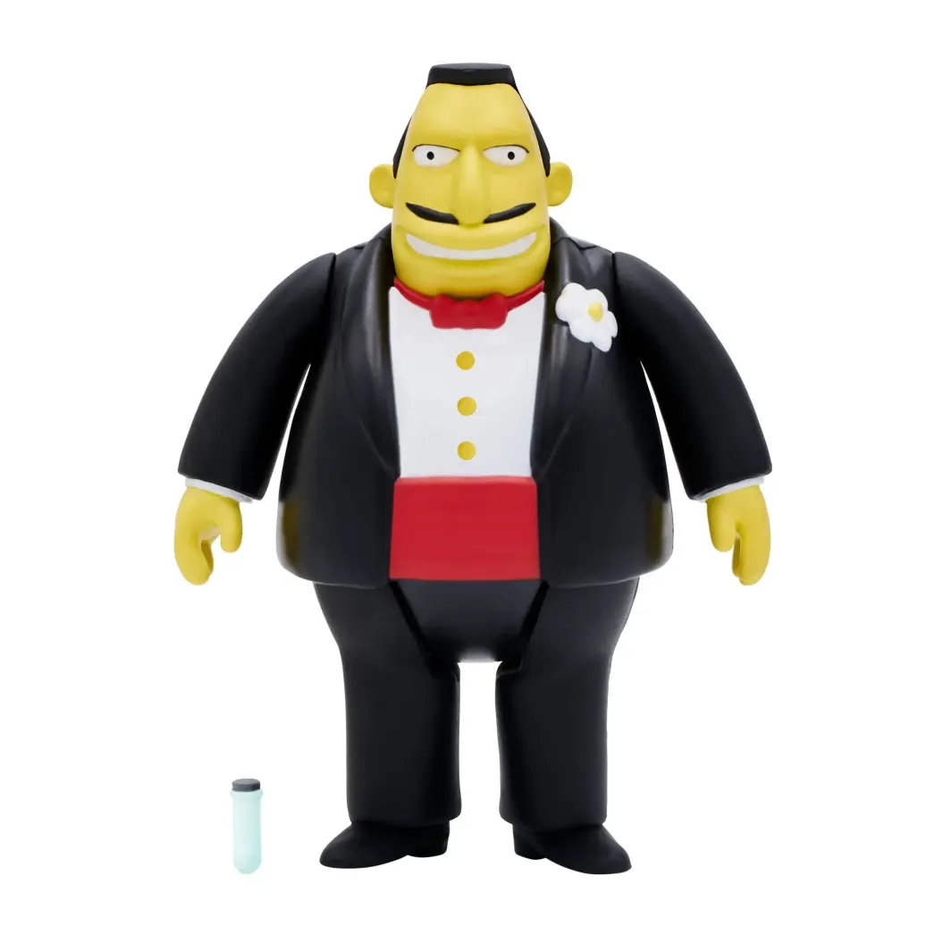 Die Simpsons ReAction Actionfigur Wave 1 McBain - Senator Mendoza 10 cm