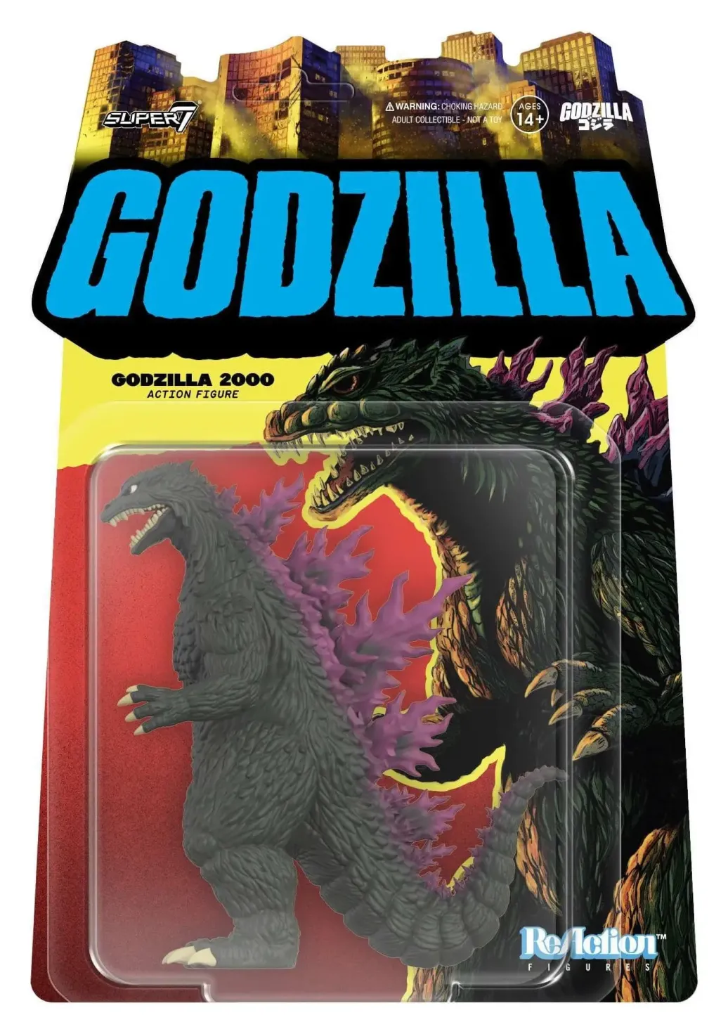 Godzilla Toho ReAction Actionfigur Godzilla 2000 10 cm