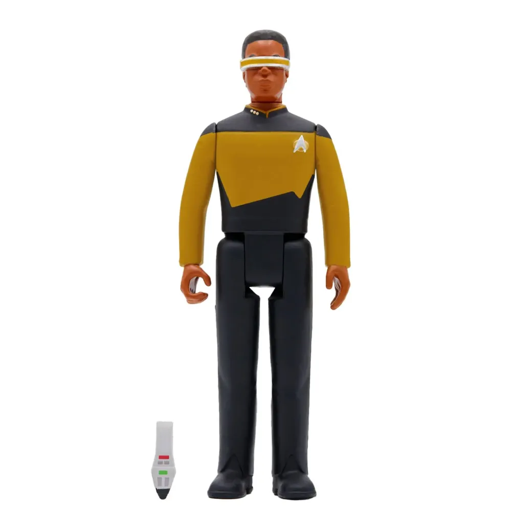Star Trek: The Next Generation ReAction Actionfigur Wave 2 Lt. Commander La Forge 10 cm