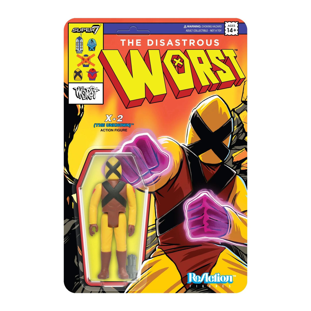 The Worst ReAction Actionfigur Wave 05 Mutant Team X2 The Unknown 10 cm