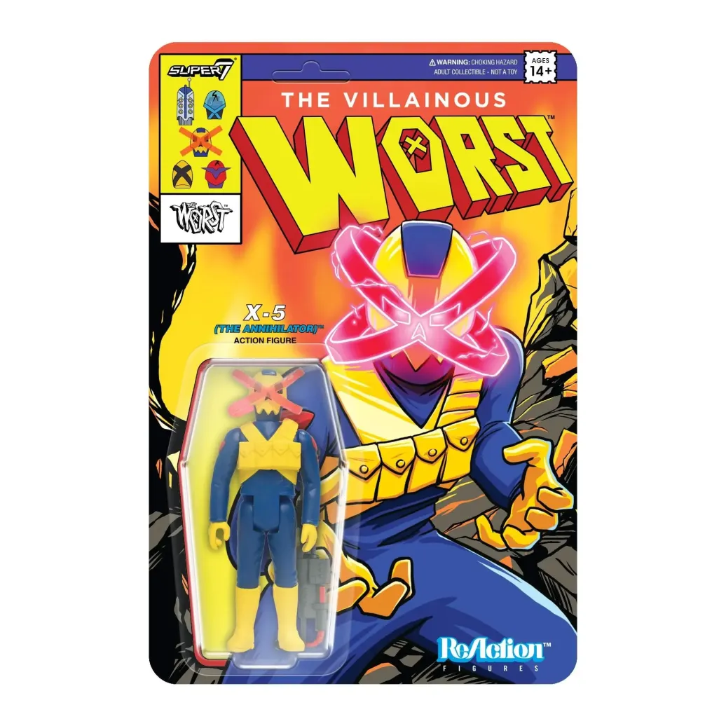 The Worst ReAction Actionfigur Wave 05 Mutant Team X5 The Annihilator 10 cm