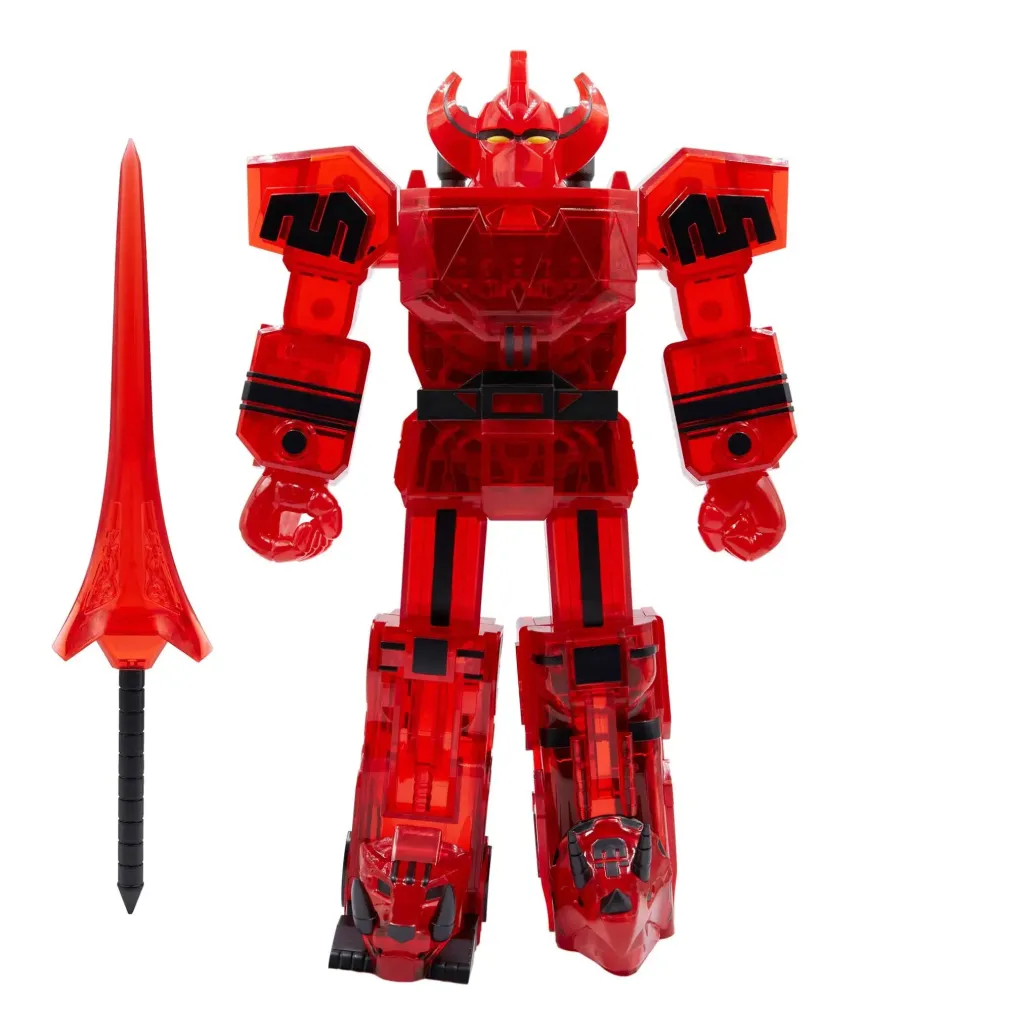 Power Rangers Actionfigur Super Cyborg Megazord (Red Clear) 28 cm