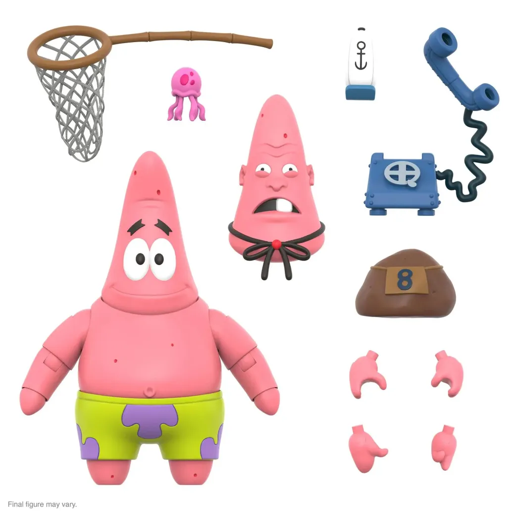 SpongeBob Schwammkopf Ultimates Actionfigur Patrick 18 cm