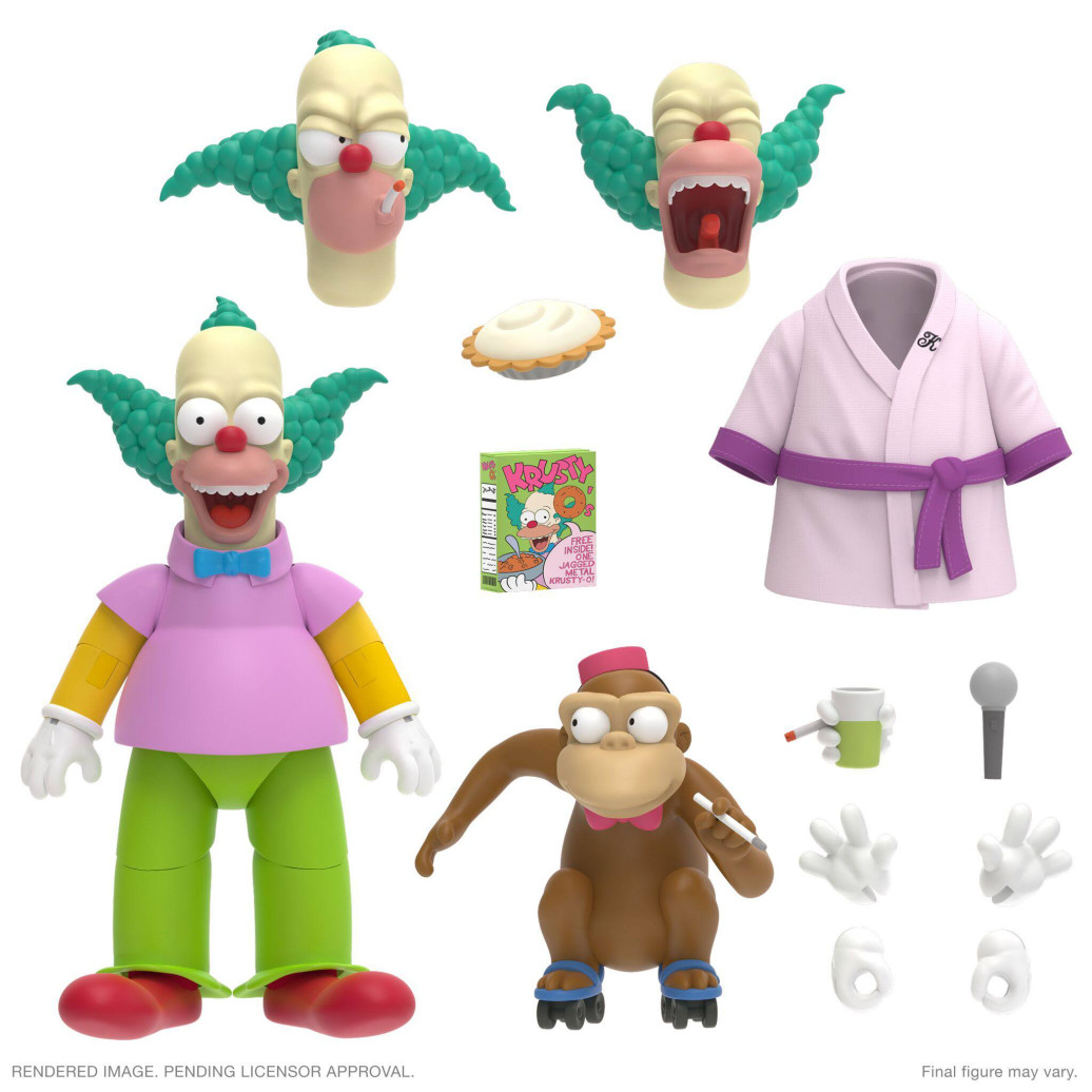 Die Simpsons Ultimates Actionfigur Krusty the Clown 18 cm