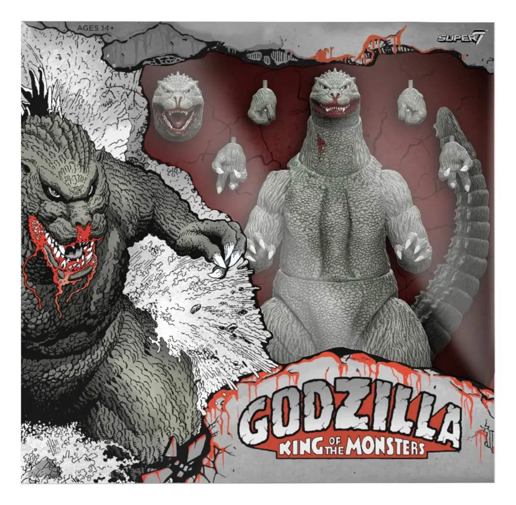 Godzilla (1989) Toho Ultimates Actionfigur Godzilla (Greyscale Comic Book - Thirsty for Blood) 24 cm