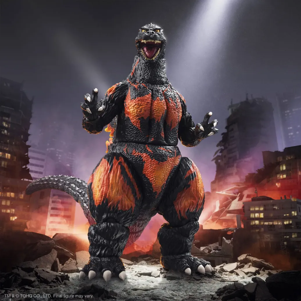 Toho Ultimates Actionfigur Burning Godzilla 1995 20 cm
