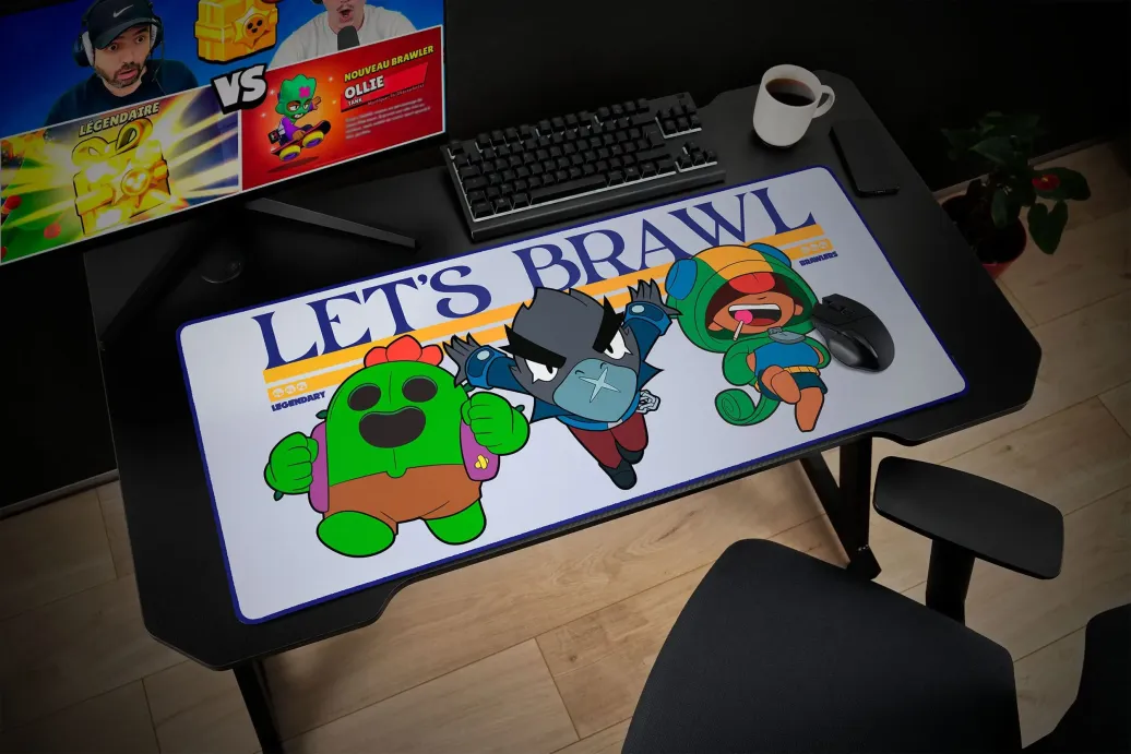 Brawl Stars XXL Schreibtischunterlage Let's Brawl