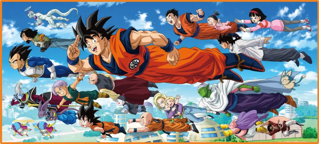 Dragon Ball Z XXL Schreibtischunterlage Goku's Friends