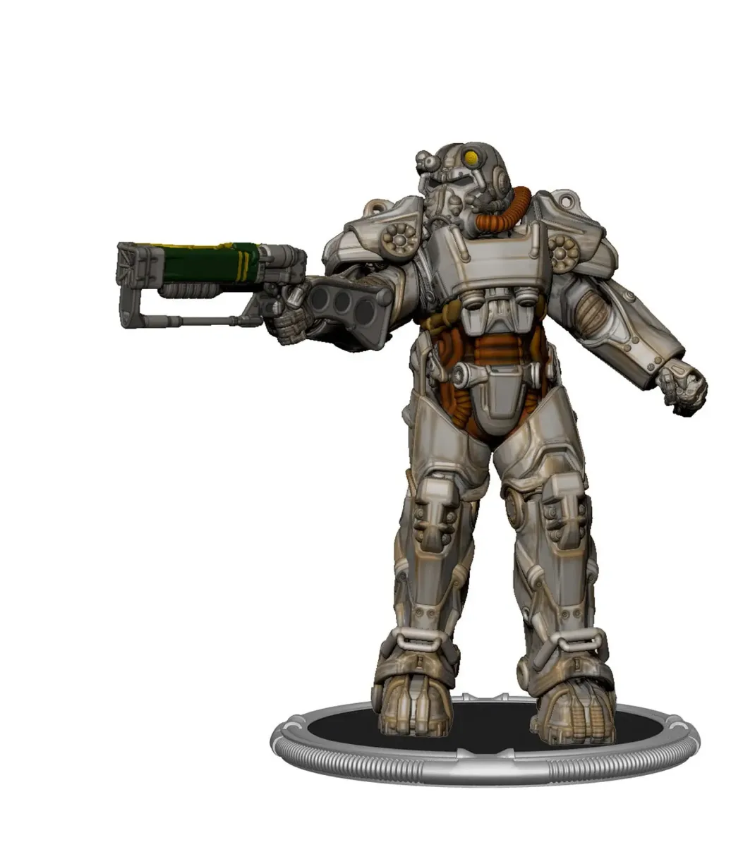 Fallout Minifigur T-60 Power Armor 7 cm