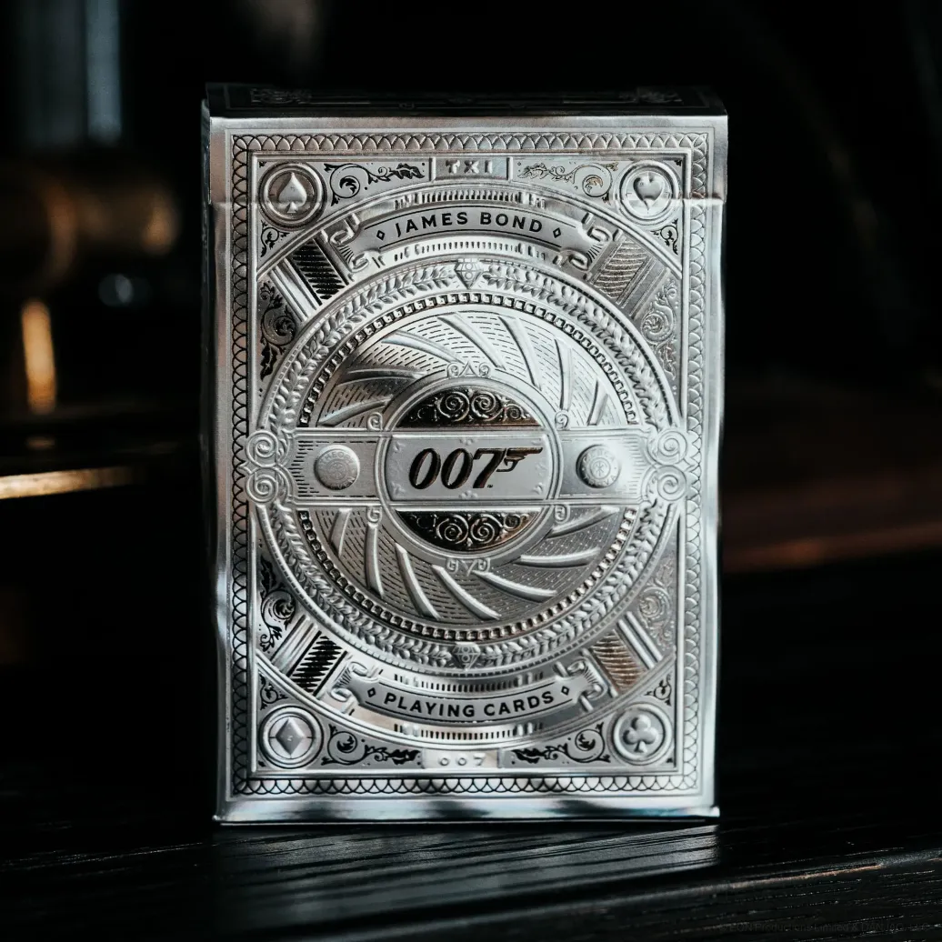 James Bond Spielkarten Silver Edition 