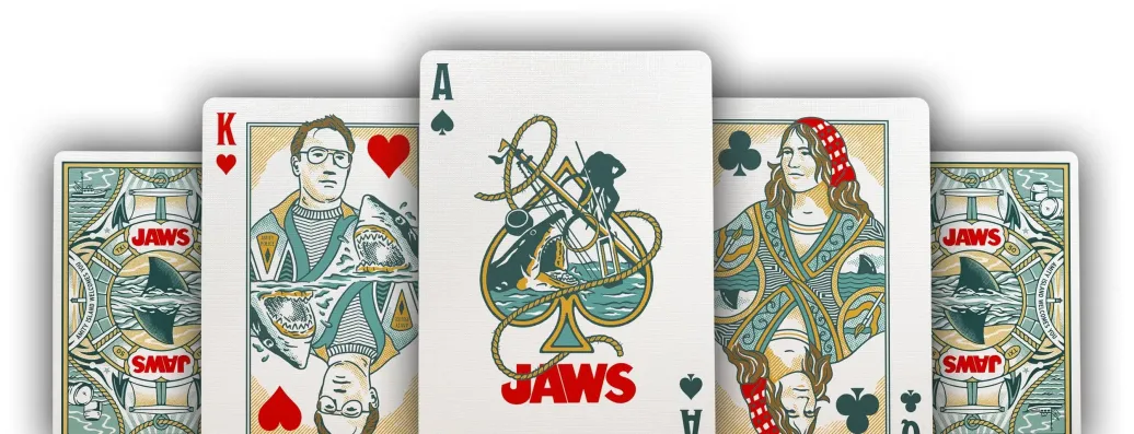 Der weiße Hai Premium Spielkarten