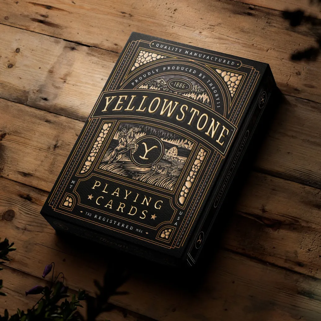 Yellowstone Premium-Spielkarten von theory11