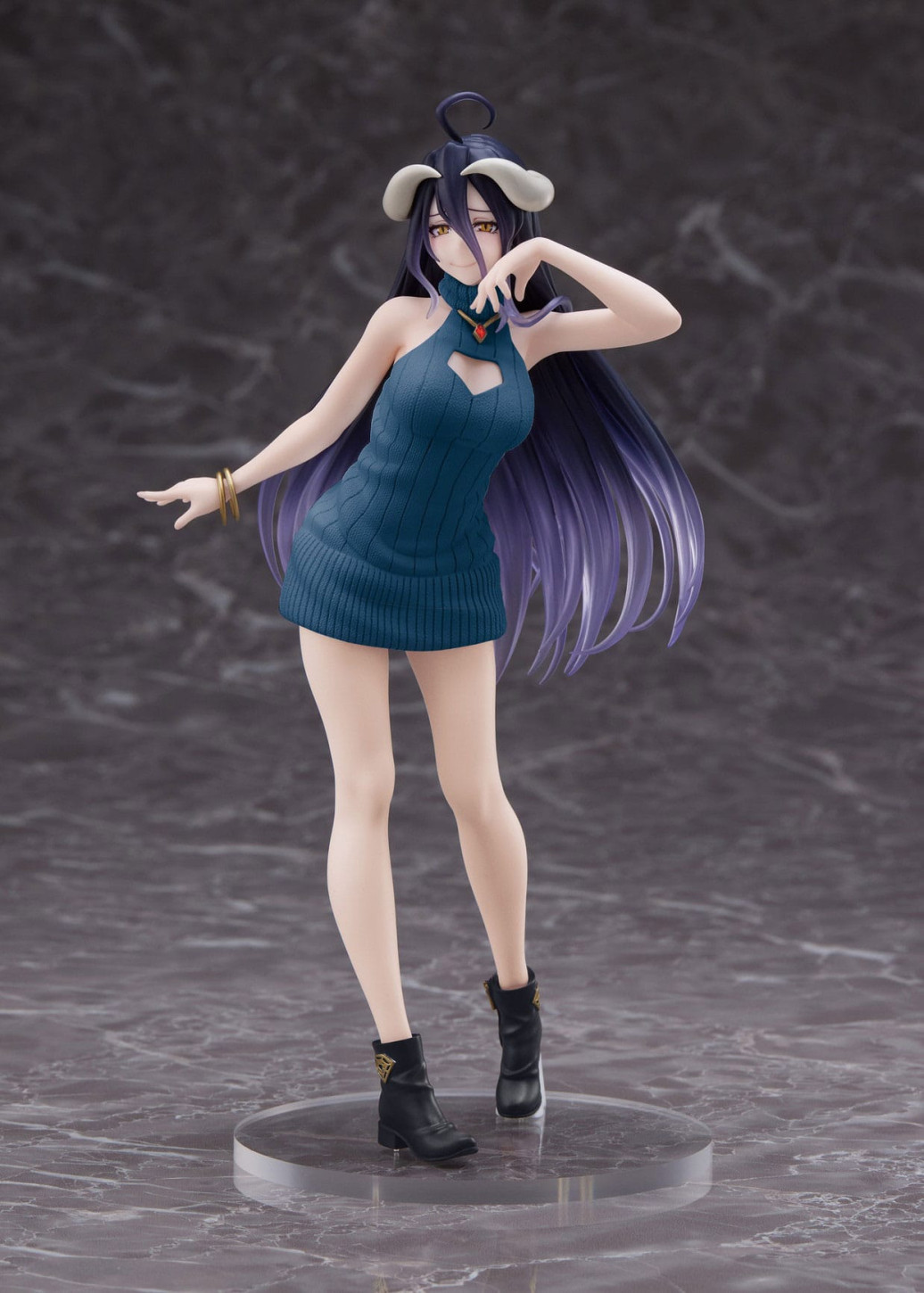 Overlord Coreful PVC Statue Overlord IV AMP Albedo Knit Dress Ver. Renewal Edition