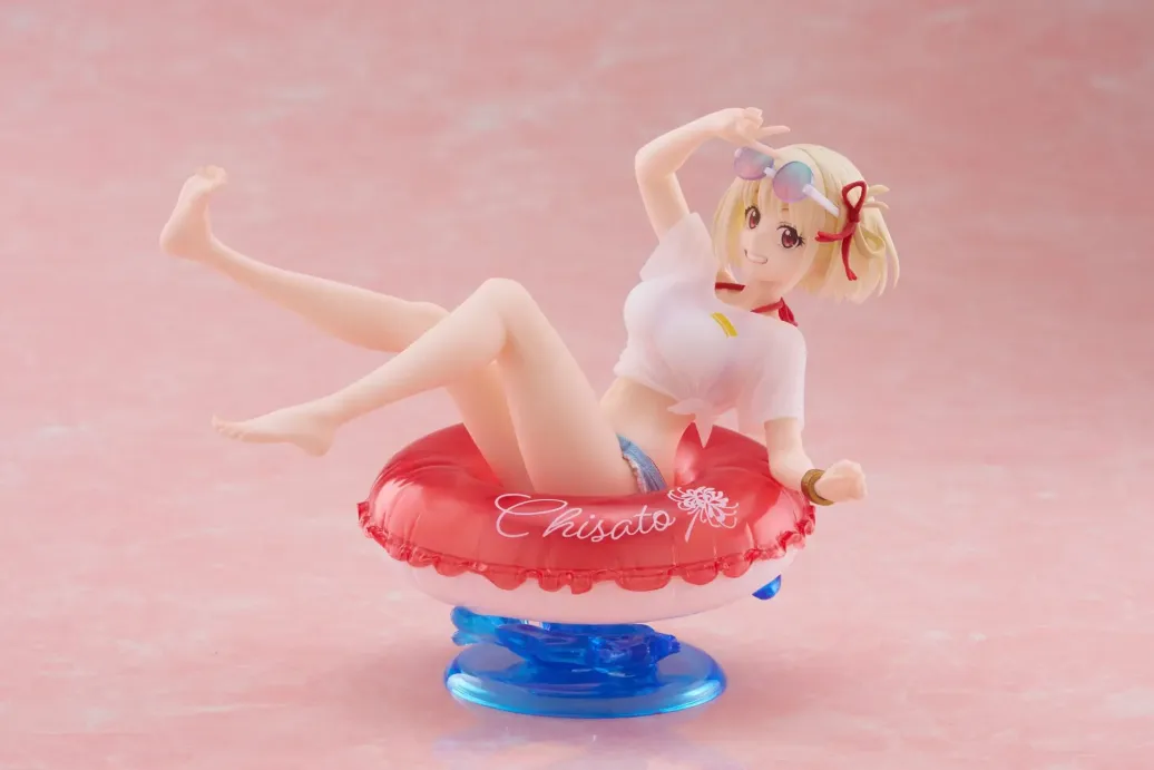 Lycoris Recoil Aqua Float Girls PVC Statue Figure Chisato Nishikigi 10 cm