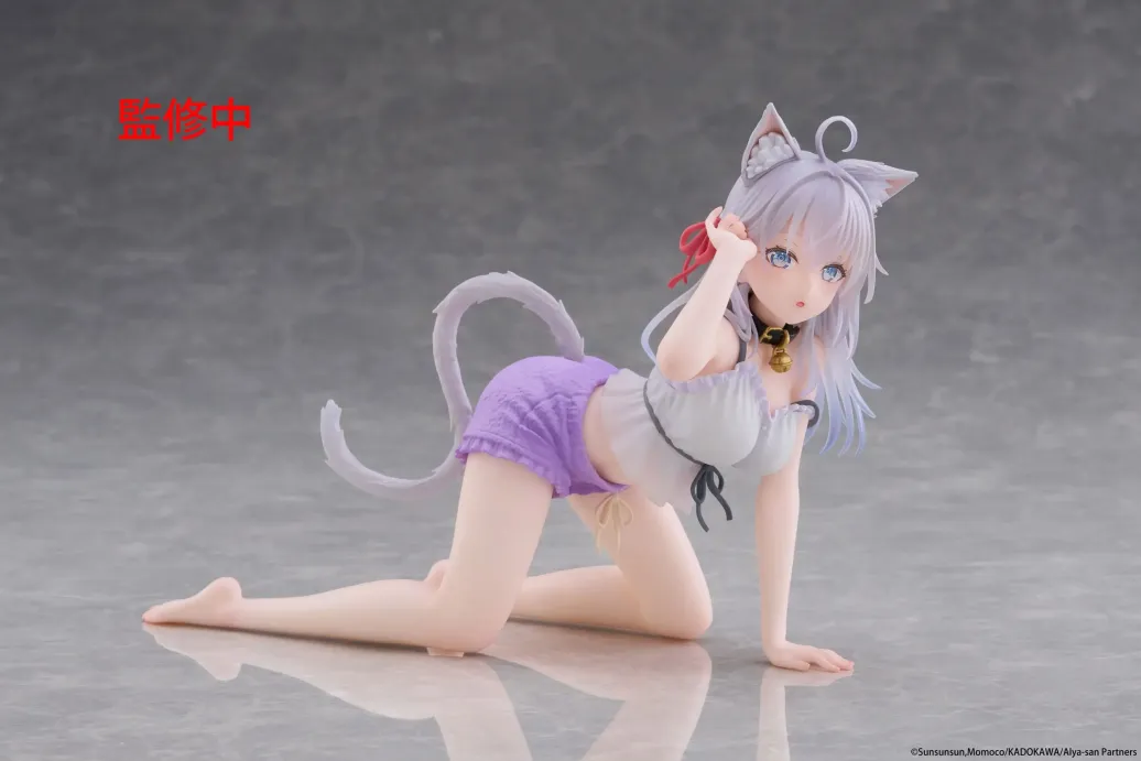 Alya Sometimes Hides Her Feelings in Russian PVC Statue Desktop Cute Figure Alya Cat Ear Roomwear Ver. 13 cm 