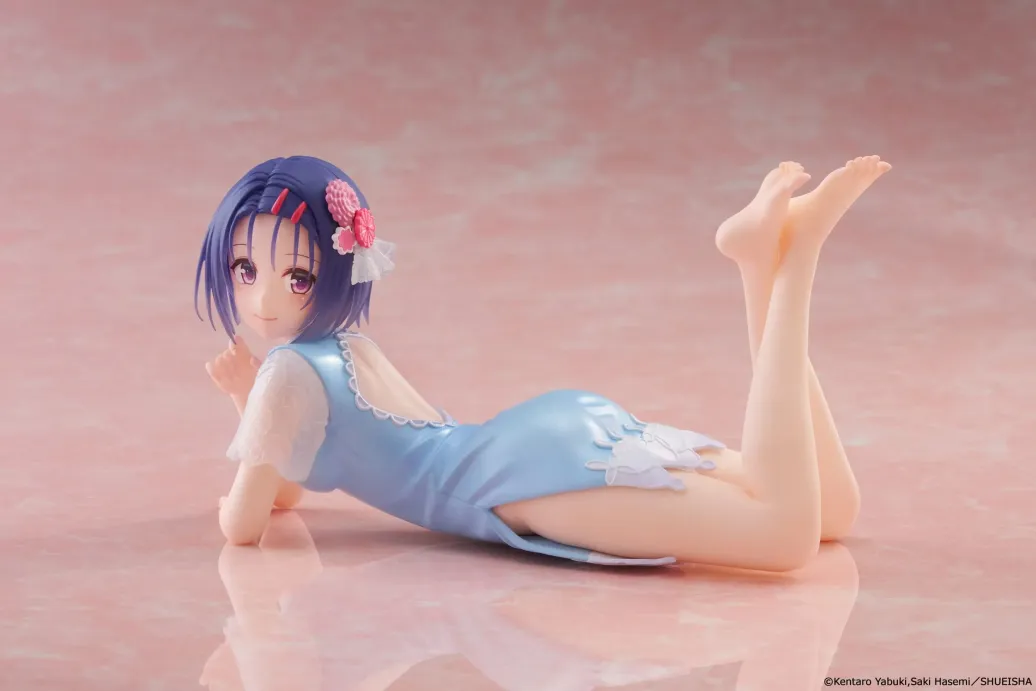 To Love-Ru Darkness PVC Statue Desktop Cute Figure Haruna Sairenji (China Dress Ver.) 13 cm 