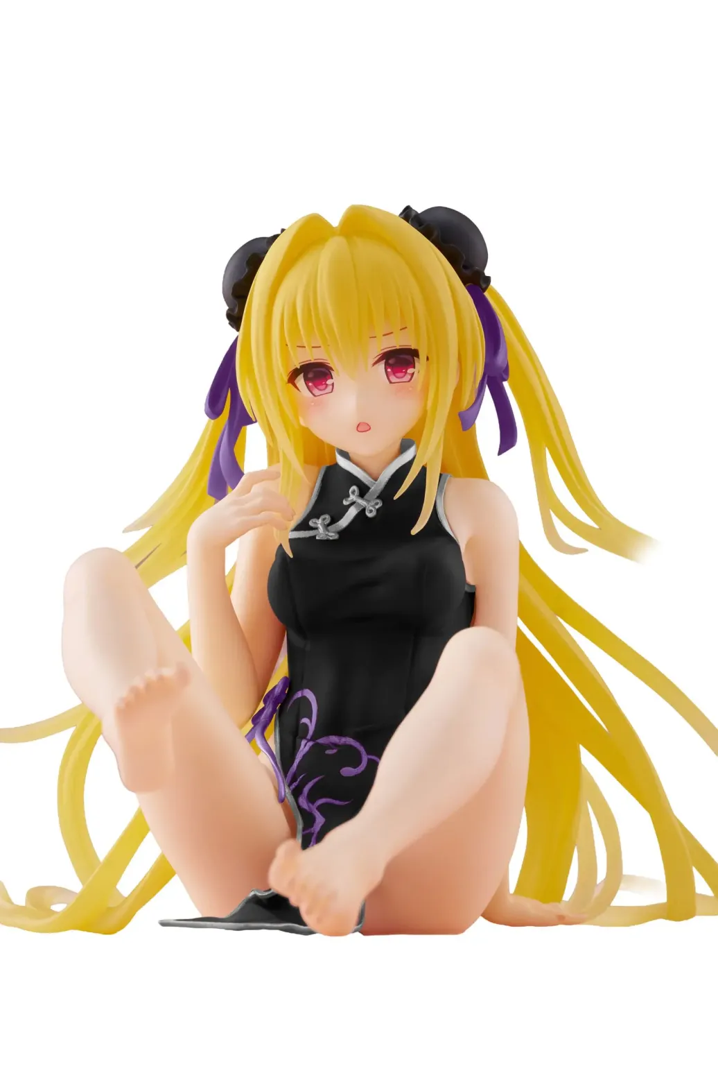 To Love-Ru Darkness PVC Statue Desktop Cute Figure Golden Darkness (China Dress Ver.) Renewal 13 cm 