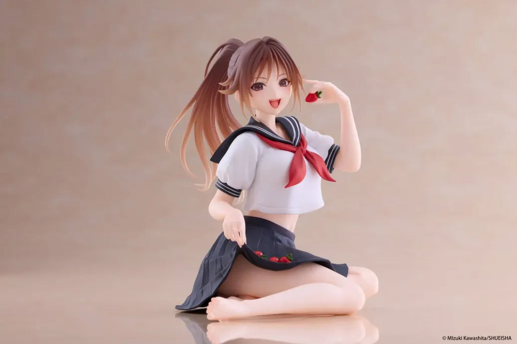 Strawberry 100% Desktop Cute PVC Figur Satsuki Kitaoji (School uniform Ver.) 18 cm