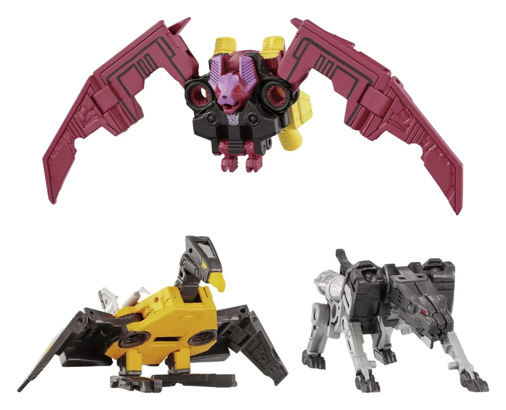 Transformers MPG Actionfiguren 3er-Pack MPG-22 Jaguar & Buzzsaw & Ratbat