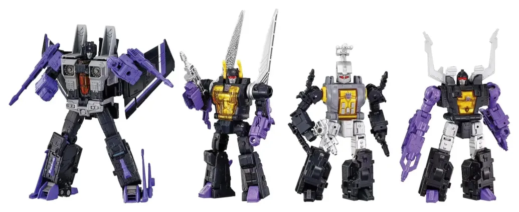 Transformers Dramatic Capture Series Actionfiguren 4er-Pack Decepticons Part 2