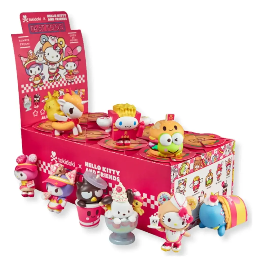 Hello Kitty & Friends Blind Box Figuren Sortiment Fast Food 7 cm (8)
