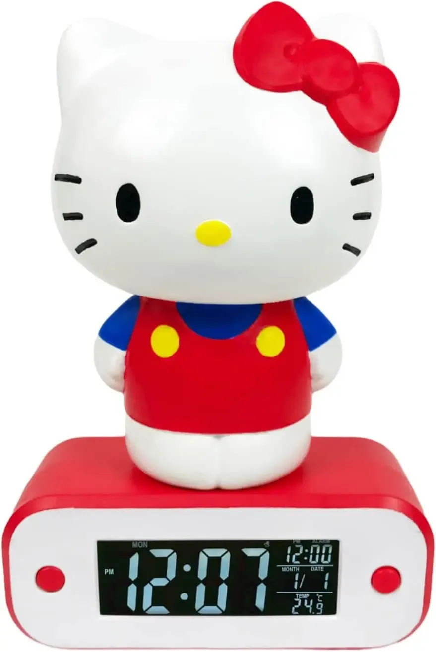 Hello Kitty Wecker mit Leuchtfunktion Hello Kitty 17 cm