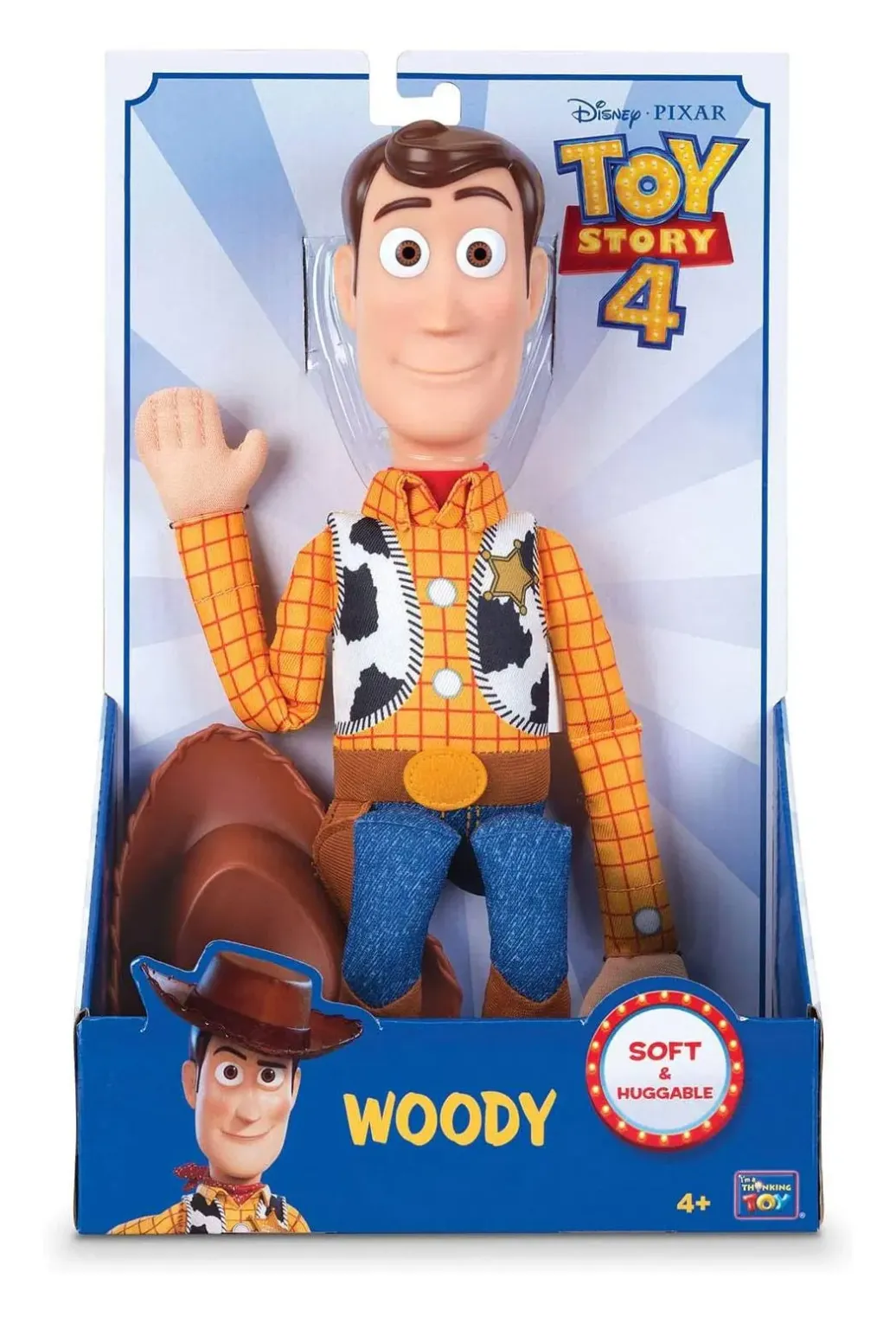 Toy Story 4 Plüsch Actionfigur Woody 37 cm